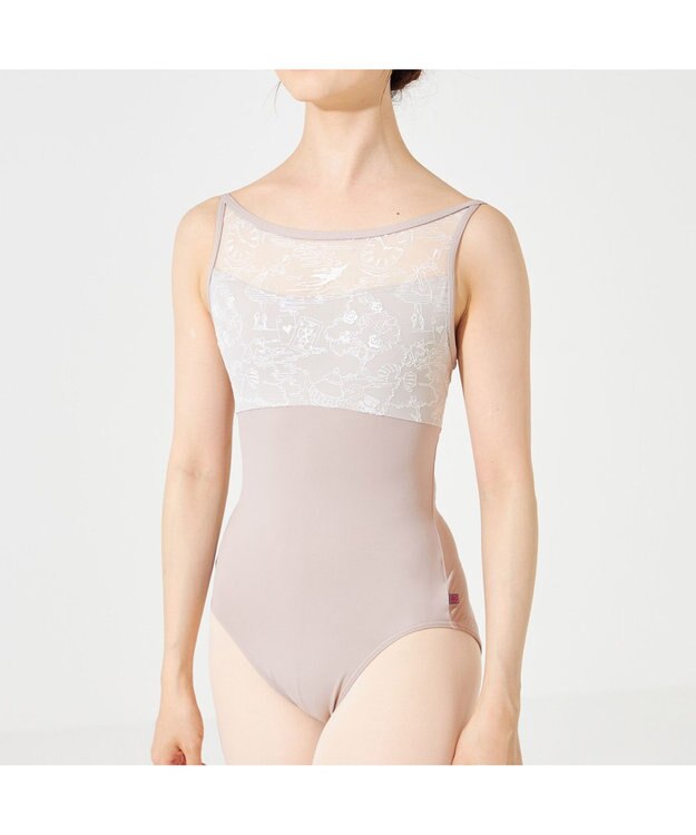 Chacott 【AKANE TAKADA】キャミソールレオタード ベージュ