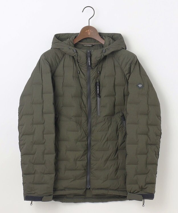 JOSEPH ABBOUD MOUNTAIN 【ストレッチ/撥水/軽量/パッカブル/ライナードッキング対応】2WAYストレッチ ダウン パーカー カーキ系