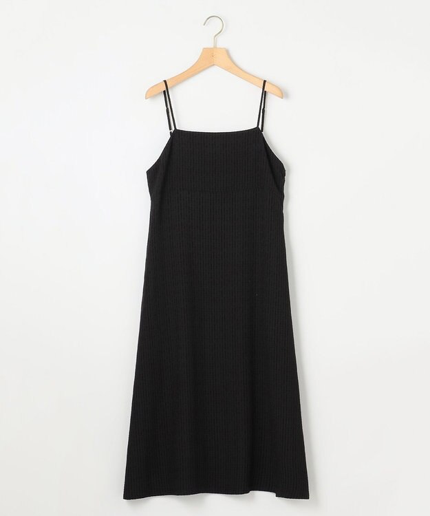 組曲 ステッチストライプドビー キャミワンピース ブラック系