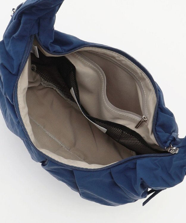 LA BAGAGERIE 【maison vert】 【軽量/多収納】ギャザーワンショルダー　Small ネイビー