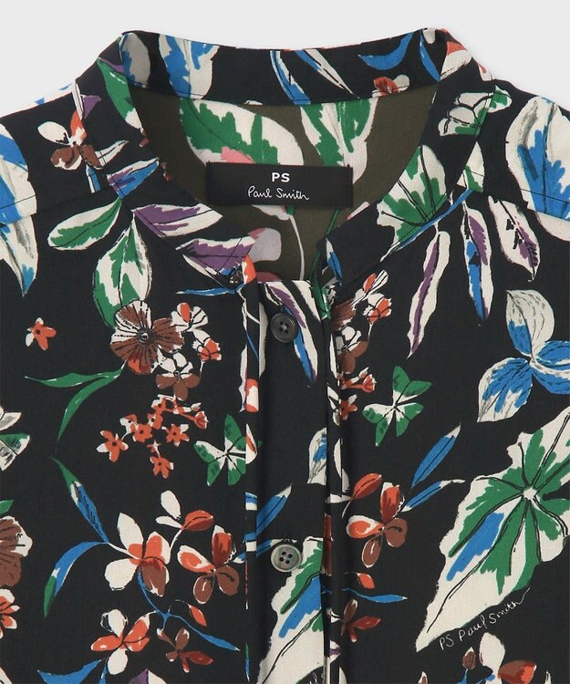 Paul Smith Number Floral ブラウス ブラック