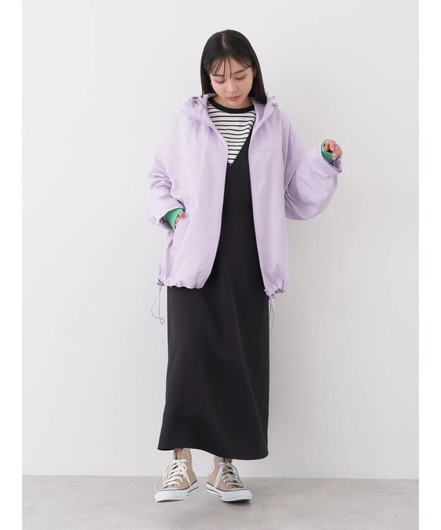 earth music&ecology スポーティーブルゾン Lavender