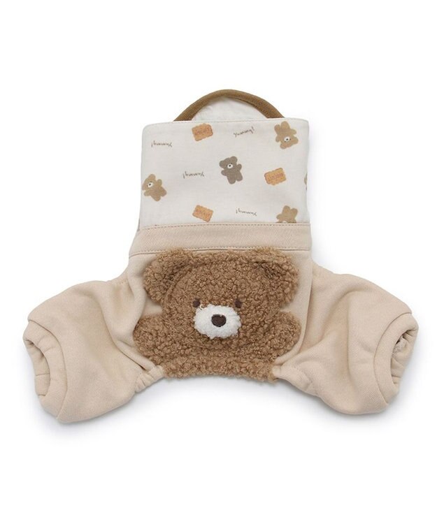 PET PARADISE くまちゃん柄 マナーパンツ【小型犬】 ベージュ