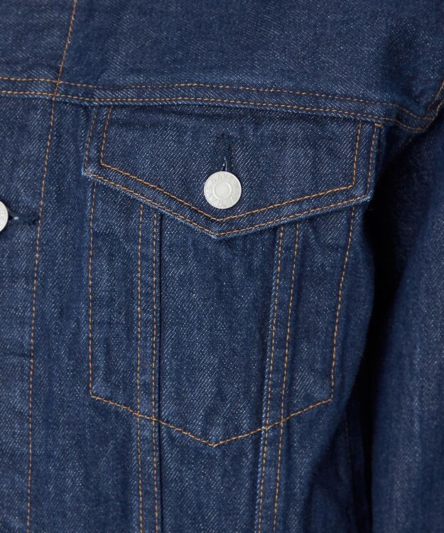 NAVE 【Nave　セットアップ可/洗える】14ozデニム ブルゾン ワンウォッシュ系