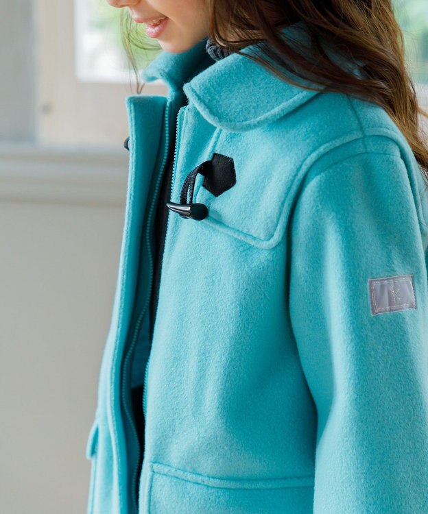 組曲 KIDS 【110-140㎝】ダッフルコート ターコイズ系