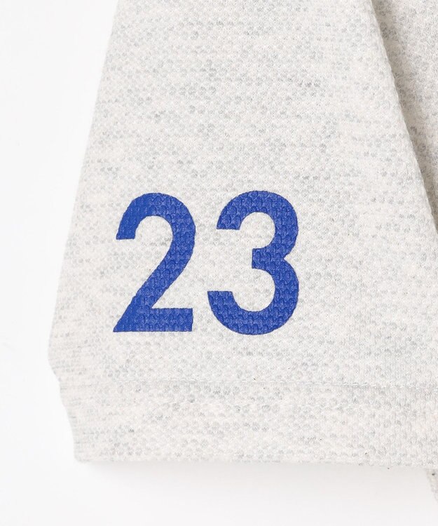 23区GOLF 【WOMEN】『PEANUTS』コラボ　「JOE COOL」半袖ポロシャツ ライトグレー系