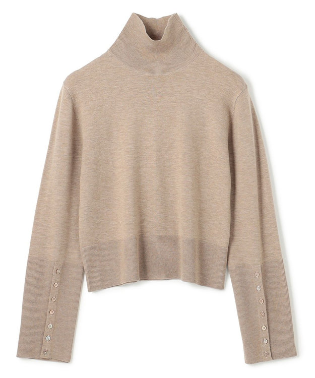 uncrave ハイゲージニット タートルトップス モカ