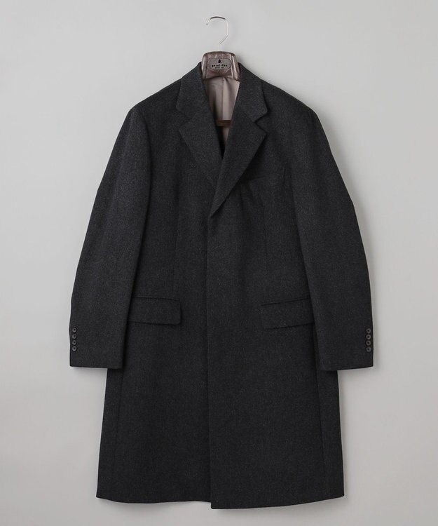 GOTAIRIKU ライトウェイトアンゴラ チェスターコート グレー系