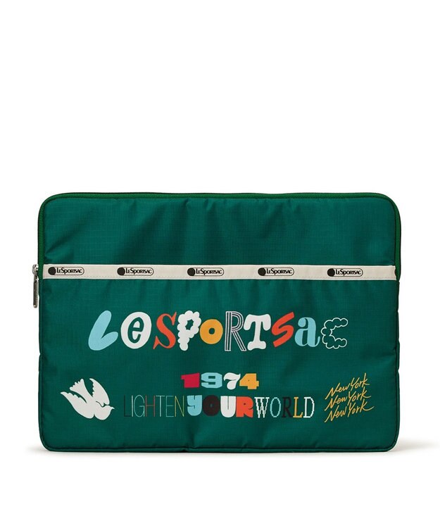 LeSportsac 13 inch Lap Top Case/LSSタイポグラフィPCケース LSSタイポグラフィPCケース
