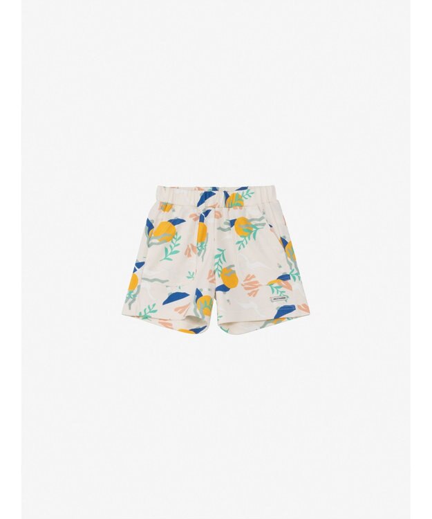 HELLY HANSEN 【キッズ・抗菌防臭・記名ラベル付】グラフィックプリントショーツ アイボリー