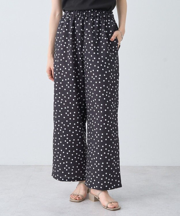 earth music&ecology 【接触冷感】アソートリラックスパンツ Dot