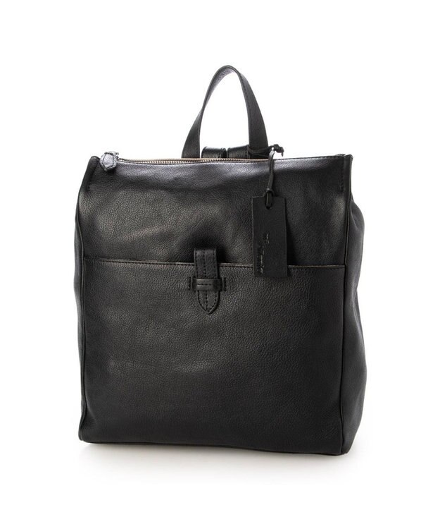 UNBILLION アトランタ ATLANTA / 牛革スクエアリュック ブラック