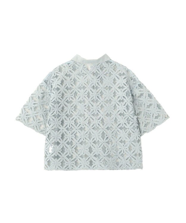 AMERICAN HOLIC アートレース半袖シャツ Grayish Khaki