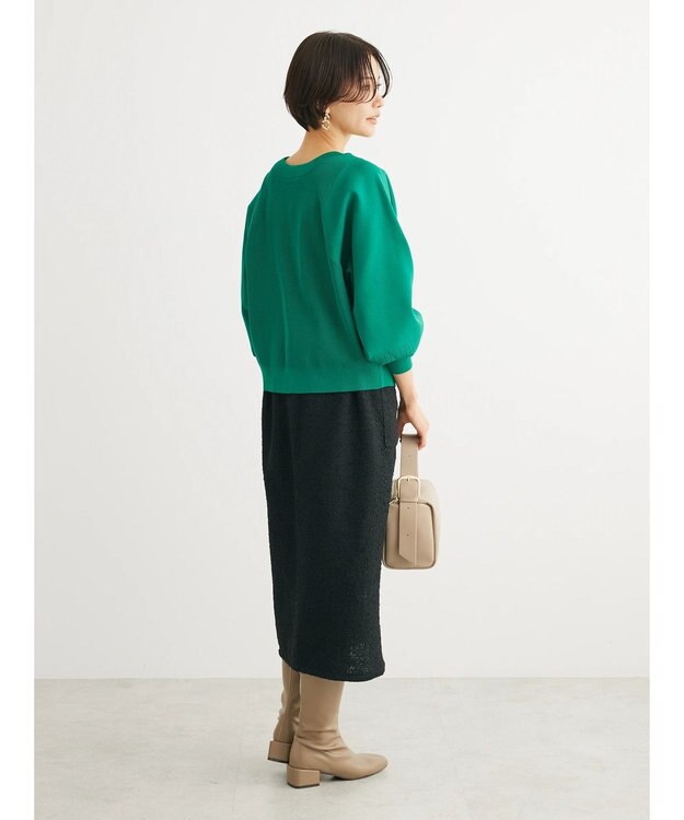 Green Parks ツイードスカート Black