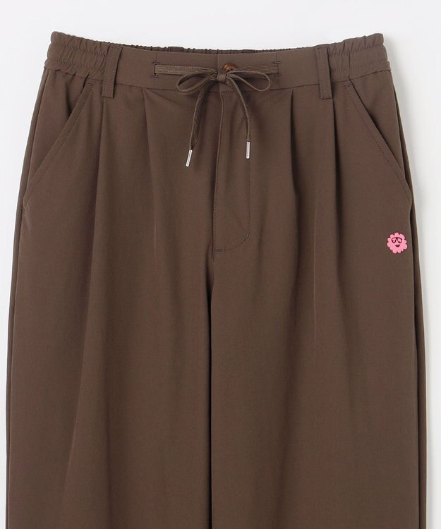 PW CIRCULUS 【ストレッチ素材】【WOMEN】セミワイド イージーパンツ ゴルフウェア レディース ダークブラウン系