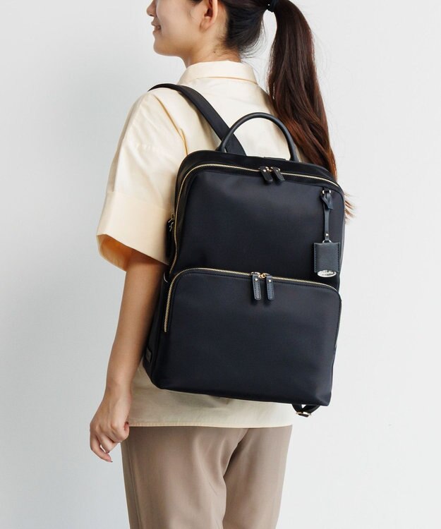 ACE BAGS & LUGGAGE Jewelna Rose フレイヤ・リュック エアリィ A4/14.0インチPC収納 16262 ジュエルナローズ ブラック