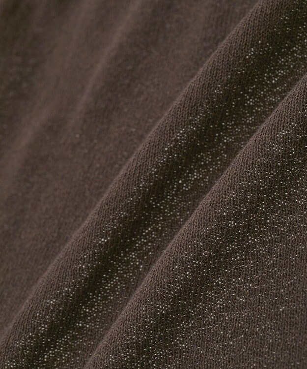 earth music&ecology 【接触冷感】キーネックシアーカーディガン Brown