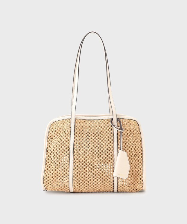 GRACE CONTINENTAL ORSETTOスクエアーバッグ ホワイト