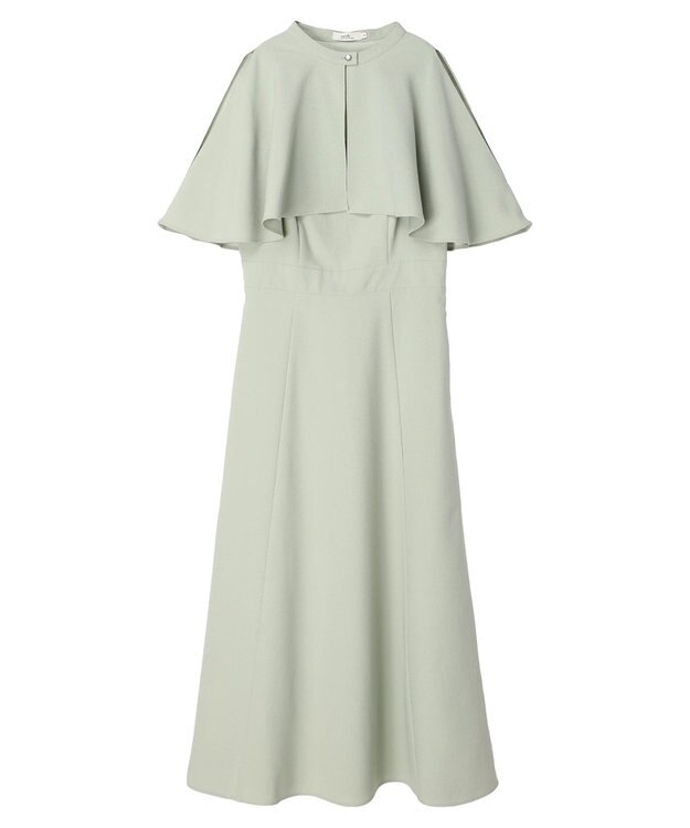 earth music&ecology ＳＥＴ２点ケープ＋キャミワンピース Black