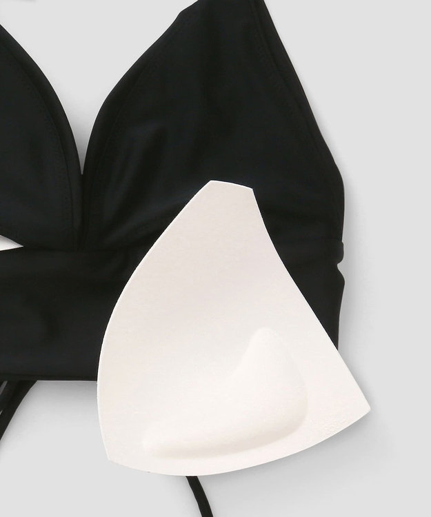 San-ai Resort（三愛水着楽園） ナチュラルだけどしっかり盛れる【ナチュラルアップブラ】　ノンワイヤービキニ　7M・9M　【San-ai Resort（サンアイリゾート）】 ブラック