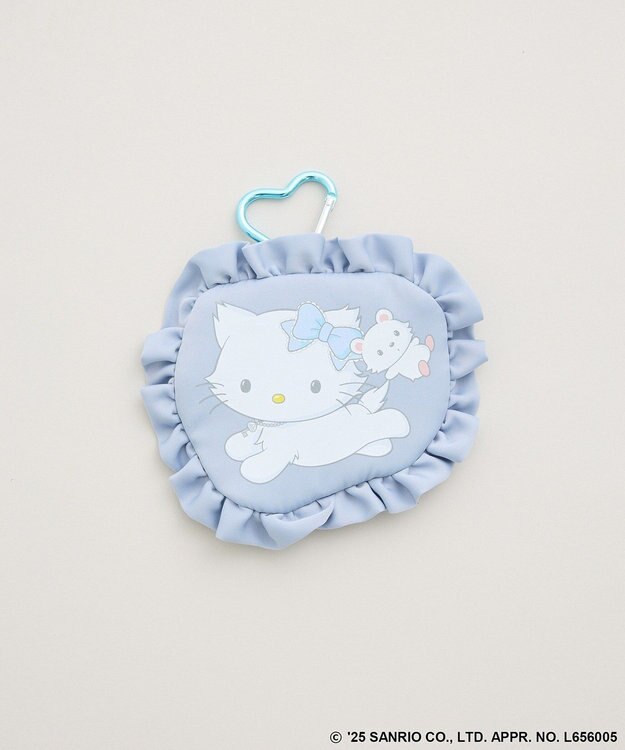 Green Parks チャーミーキティ／フリルポーチ Light Blue