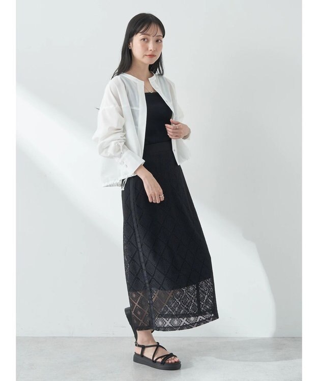 earth music&ecology シャツブルゾン Off White