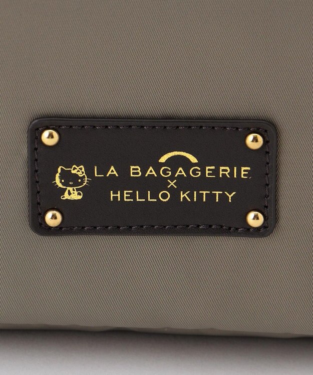 LA BAGAGERIE 【LA BAGAGERIE×HELLO KITTY】リボンチャーム付き　デイリートート　Mサイズ グレージュ
