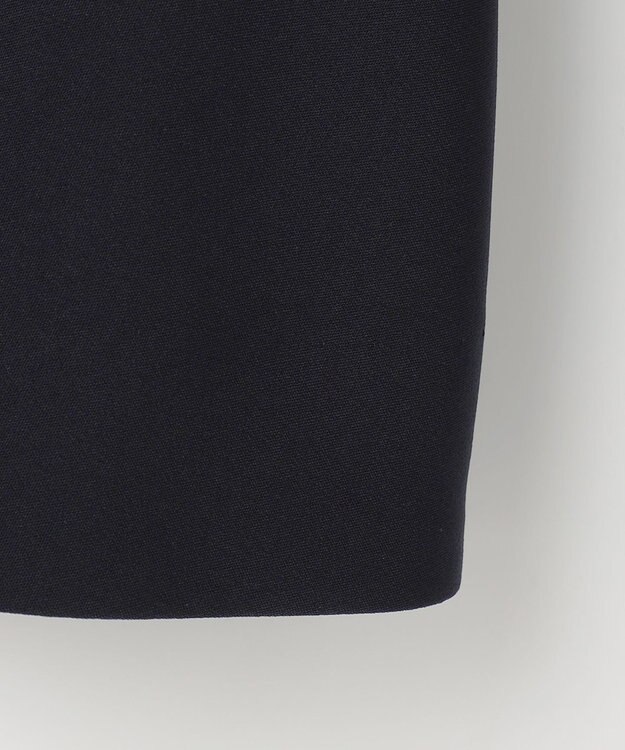 ANY SIS L 【洗える】セレモニーダブルクロス クルーカラー ジャケット ネイビー