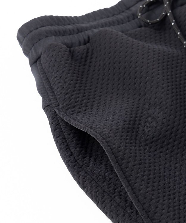 UNFILO 【ミズノ×UNFILO】ブレスサーモ リップルキルト ジョグパン ブラック