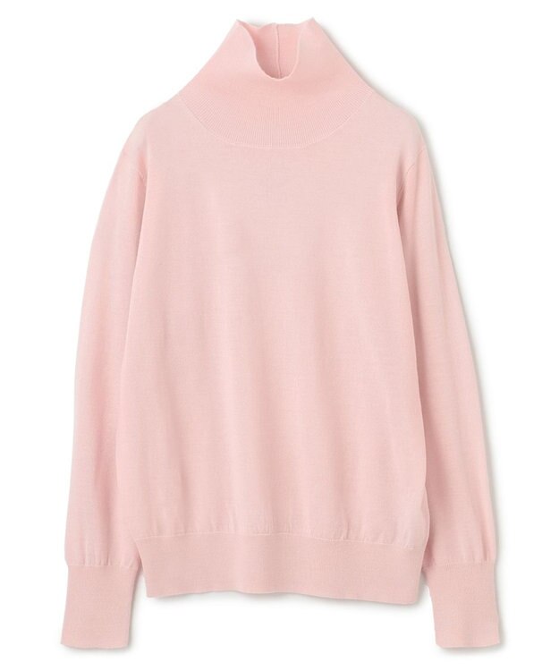 UNFILO ハイゲージウール ハイネック ピンク
