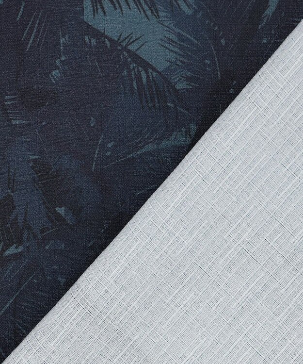 JOSEPH ABBOUD MOUNTAIN 【速乾/軽量/ストレッッチ】ライトスラブボタニカルプリント アウトドアシャツ ネイビー系5