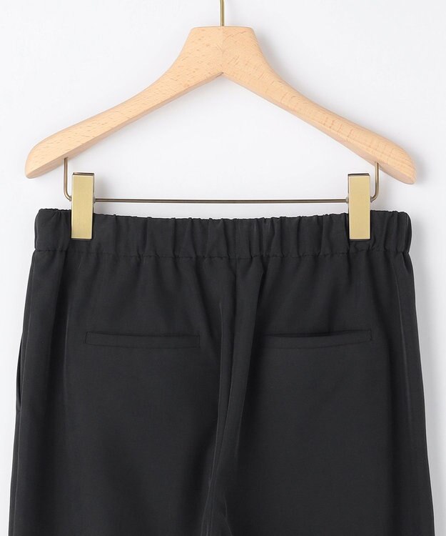 組曲 【先行予約】スムースクロス テーパードパンツ ブラック系