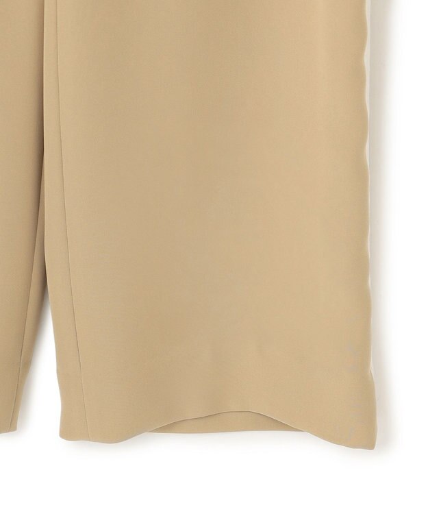 ICB ベルベットライン トラックワイドパンツ ベージュ