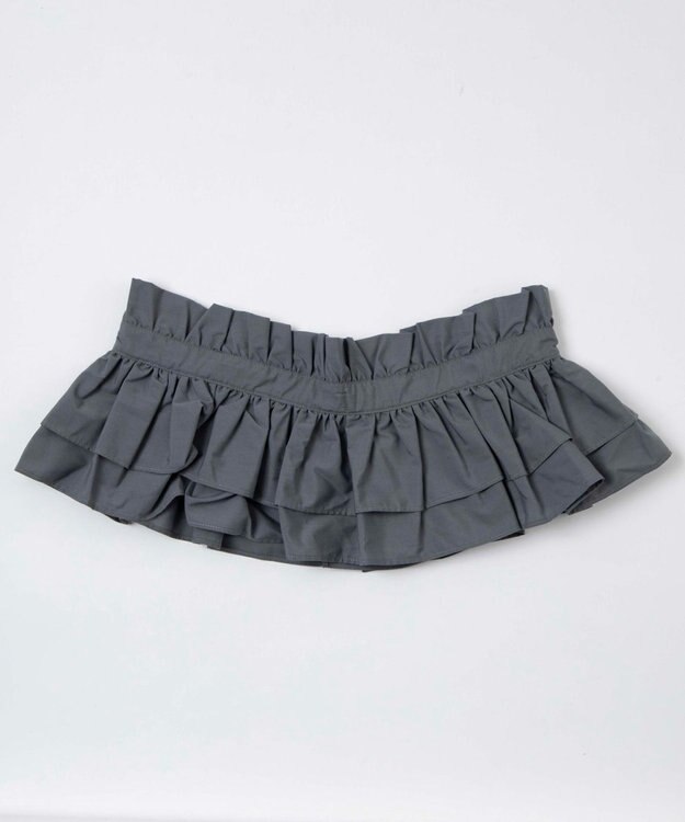 WEGO マルチWAY付けフリル グレー