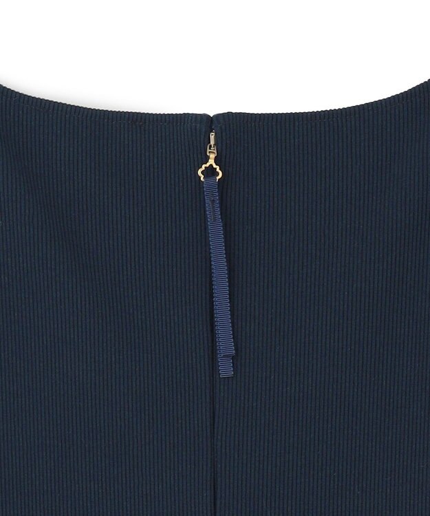 TOCCA 【洗える・消臭】FLOWER OF WINDMILL ドレス ネイビー×オフ