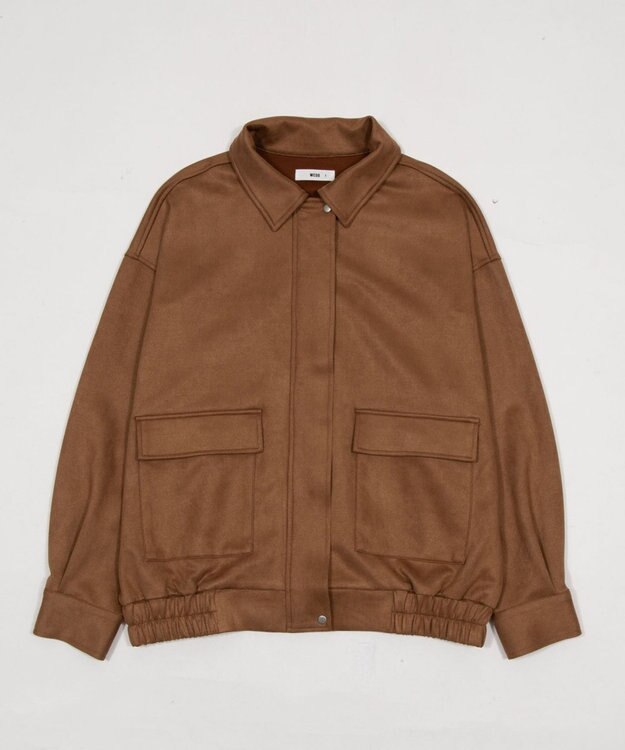 WEGO スウェードポンチジャケット ベージュ