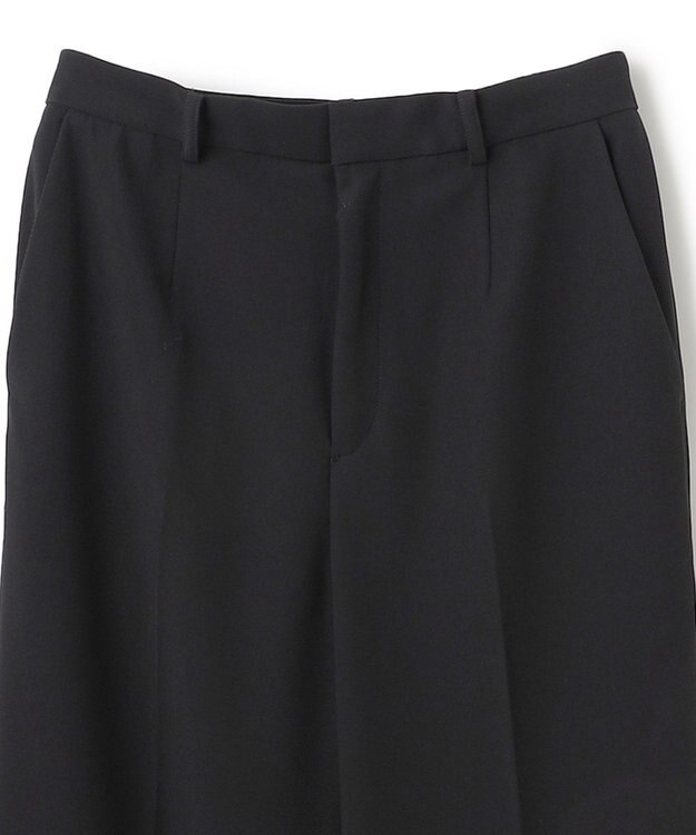 BEIGE， 【洗える・L-size】ALAINA / ワイドストレートパンツ Black