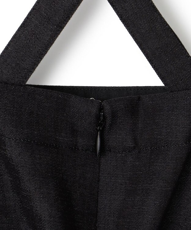 23区 デニムライクシャンブレー Iライン スカート ブラック系