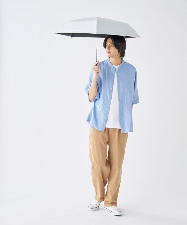 MOONBAT 【世界初の放射冷却素材】REIKYAKUパラソル ラディクール 折りたたみ傘 50㎝ 晴雨兼用 日傘 遮光100％ UV100％ 遮熱 ホワイト