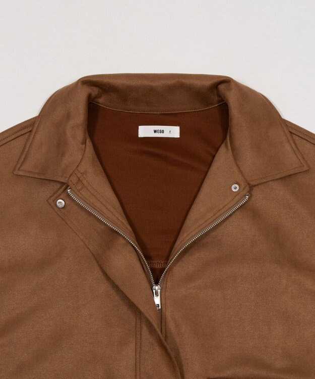 WEGO スウェードポンチジャケット ベージュ