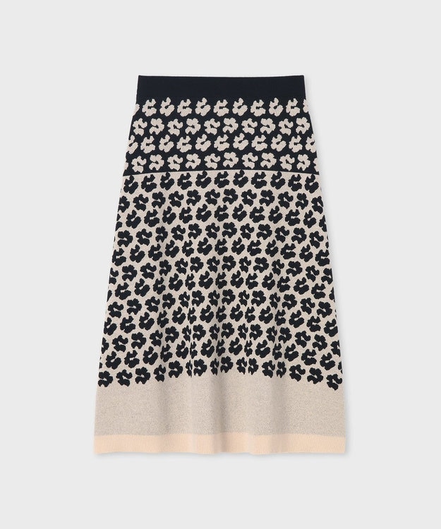 Paul Smith フラワージャカード ニットスカート エクリュ