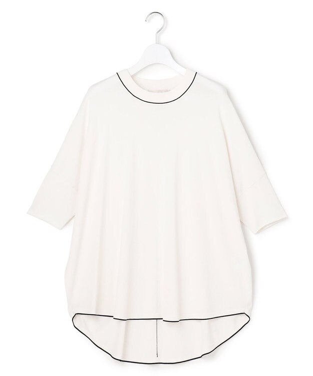 ICB L 【新色追加・WEB限定カラーあり】VIS/NYハイゲージ プルオーバーニット オフホワイト×ブラックライン