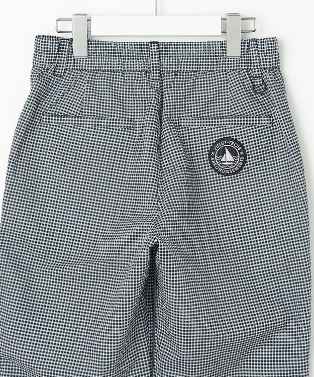 23区GOLF 【WOMEN】【撥水・ストレッチ】サッカー アンクルパンツ ネイビー系3