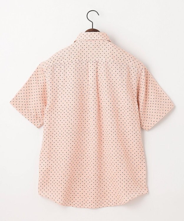 JOSEPH ABBOUD 【ビジネスシーンに最適・サステイナブル】ソアロンシャンブレープリント シャツ オレンジ系5