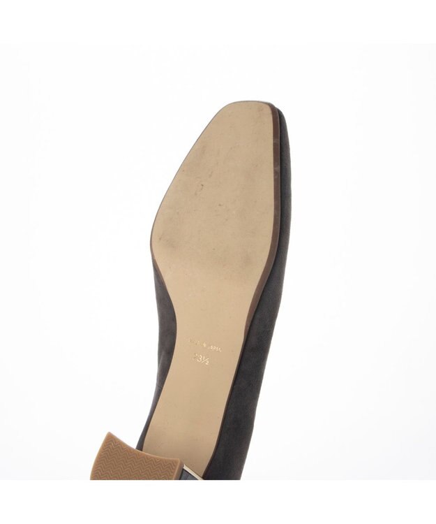 Riz raffinee <Riz raffinee>スクエアトゥプレーンパンプス グレースエード