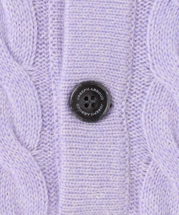 JOSEPH ABBOUD 【カシミヤ混/洗える】カシミヤブレンド ハイネック プルオーバー ニット ライラック系