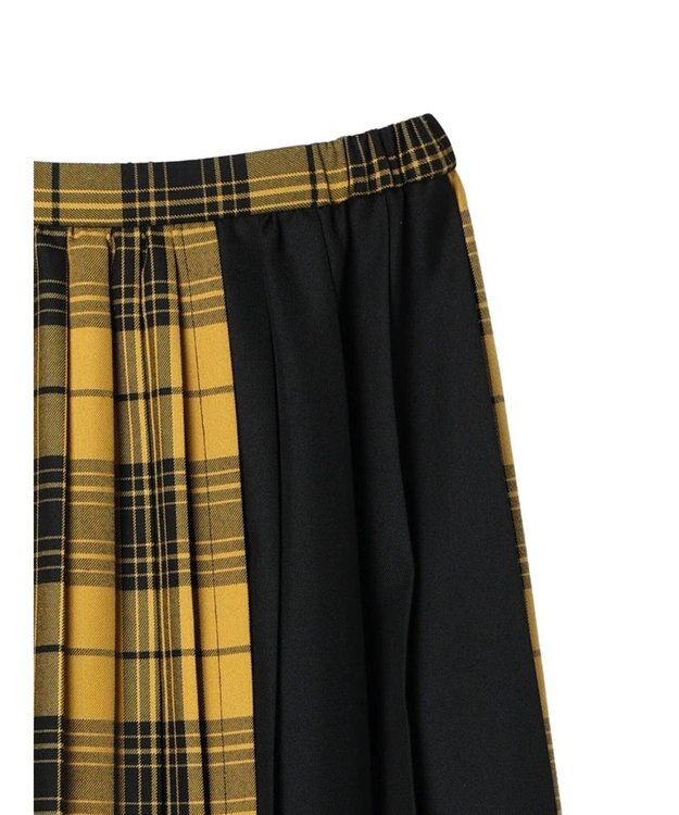 AMERICAN HOLIC アソートチェックプリーツスカート Yellow