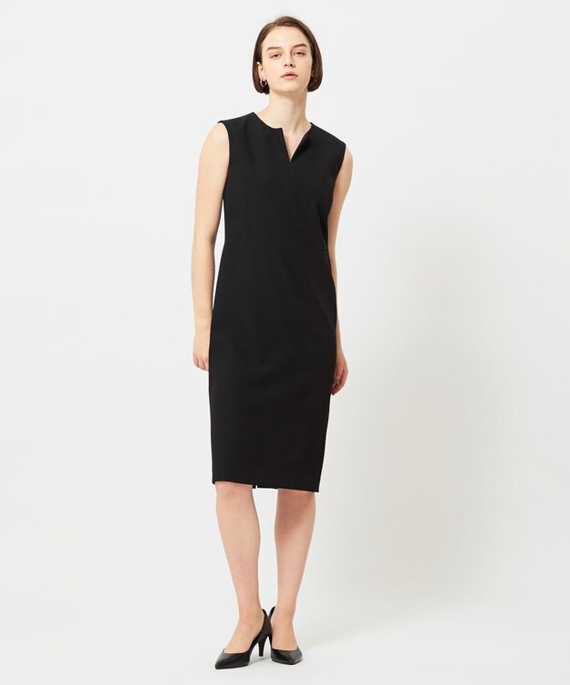 BEIGE， 【L-size】LUIZA / Iラインワンピース Black