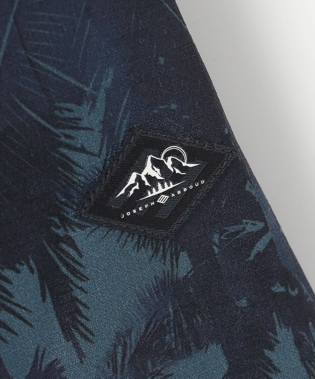 JOSEPH ABBOUD MOUNTAIN 【速乾/軽量/ストレッッチ】ライトスラブボタニカルプリント アウトドアシャツ ネイビー系5