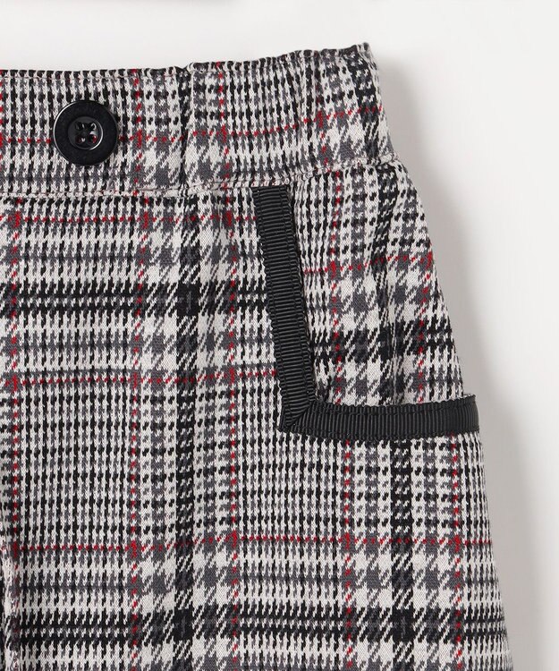 組曲 KIDS 【110-140㎝】レディチェック キュロット モノトーン